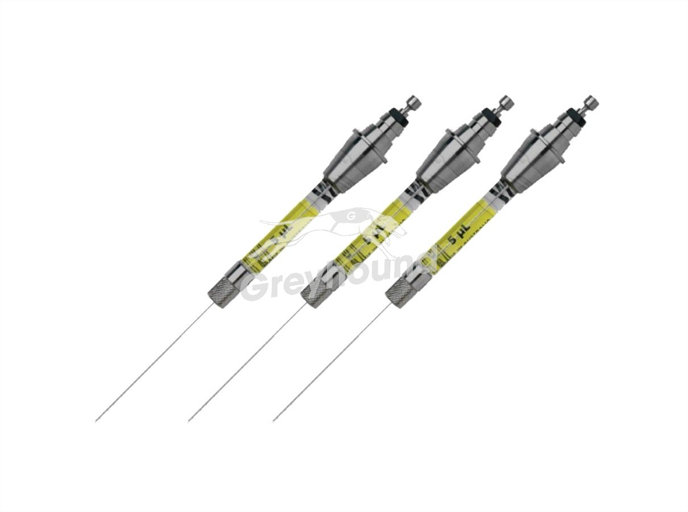 Picture of 5µL eVol Syringe with GT Plunger & 50mm, 0.5mmOD Bevel Tipped Needle